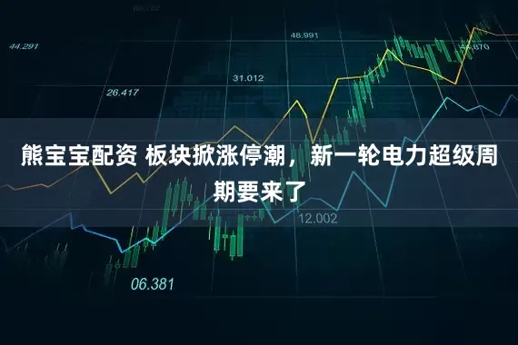 熊宝宝配资 板块掀涨停潮，新一轮电力超级周期要来了